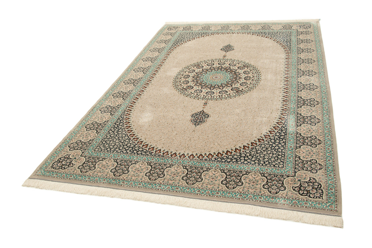 Rechteck Teppich Ghom Design in Grau von Hadorn™ - Lifestyle Image