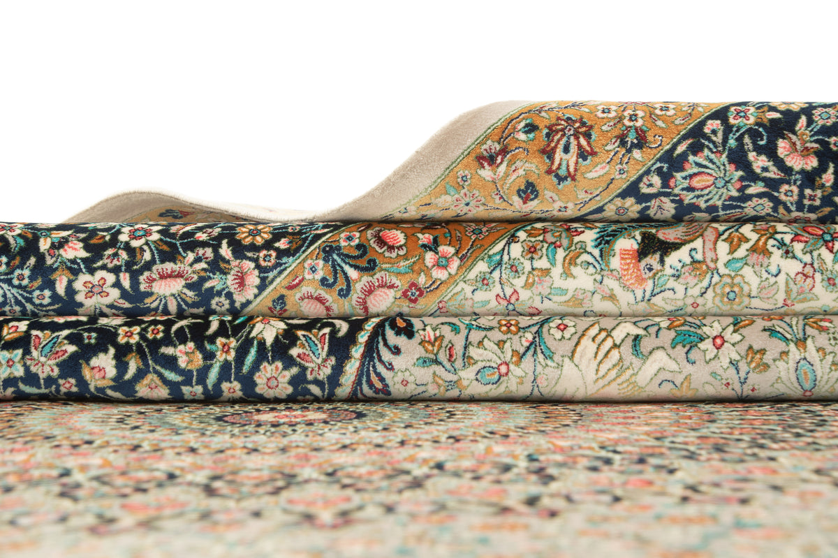 Rechteck Teppich Ghom Design in Grau von Hadorn™ - Lifestyle Image