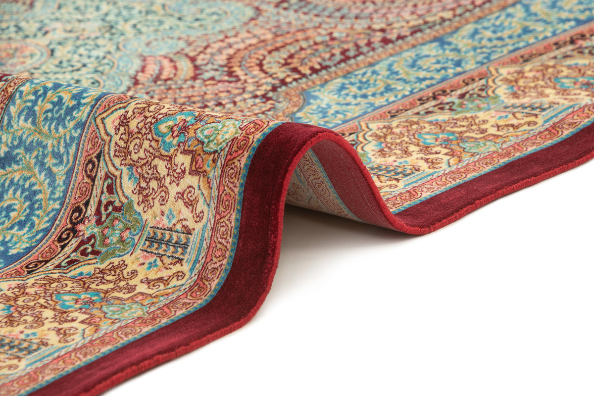 Rechteck Teppich Ghom Design in Rot von Hadorn™ - Lifestyle Image