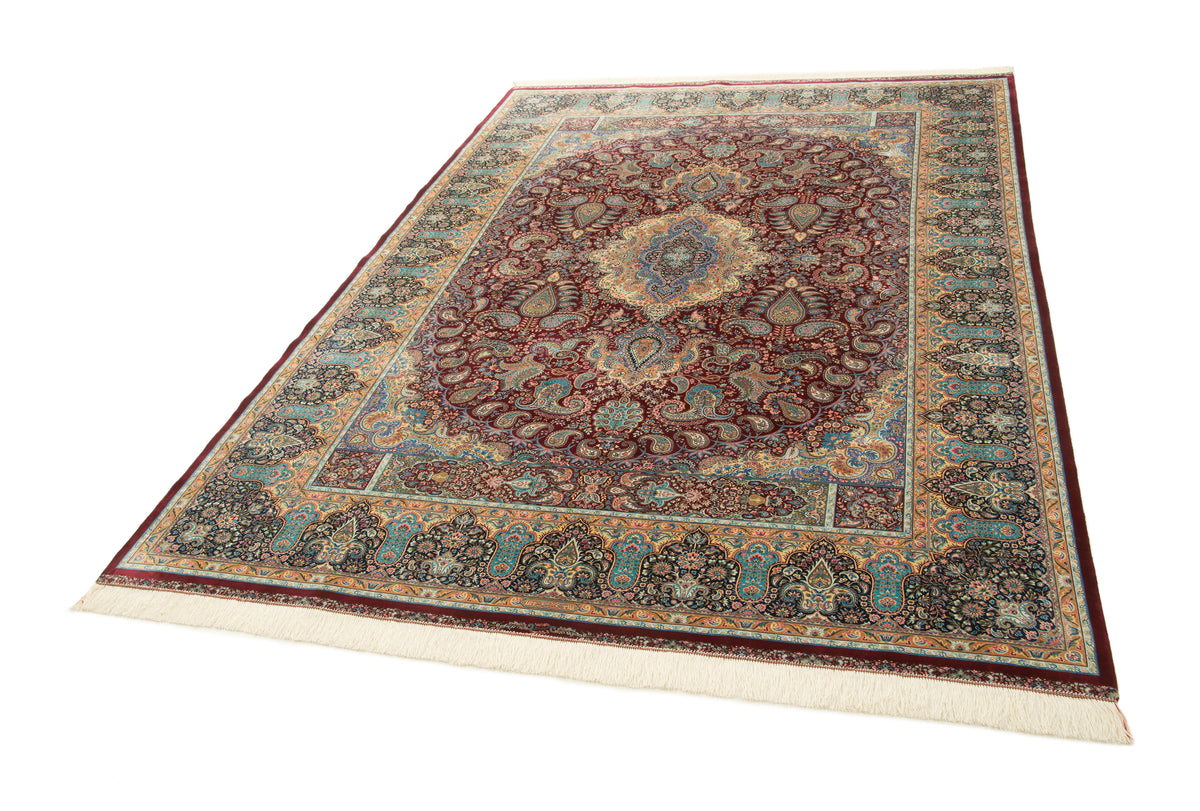 Rechteck Teppich Ghom Design in Rot von Hadorn™ - Lifestyle Image