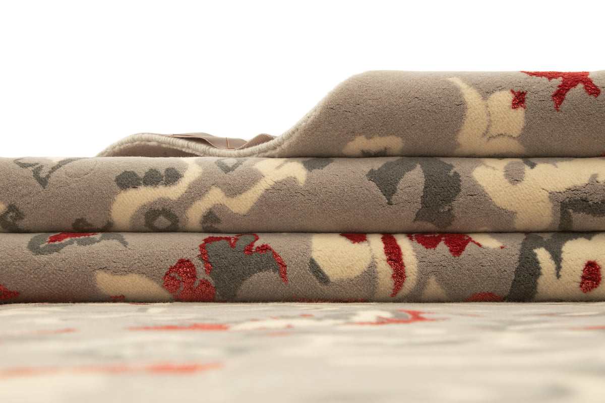 Rechteck Teppich Emmen Deluxe in Grau von Hadorn™ - Lifestyle Image