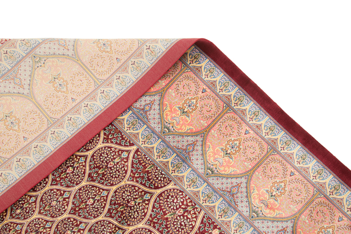 Rechteck Teppich Ghom Design in Rot von Hadorn™ - Lifestyle Image
