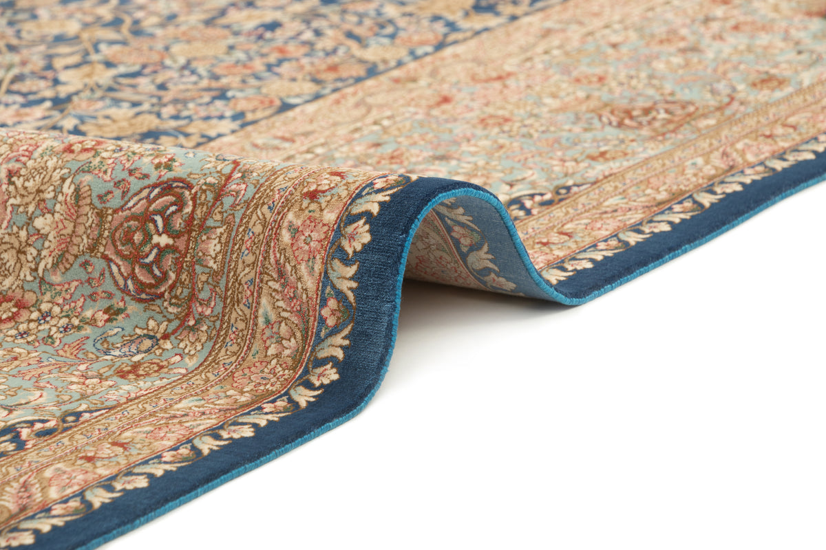 Rechteck Teppich Ghom Design in Dunkelblau von Hadorn™ - Lifestyle Image