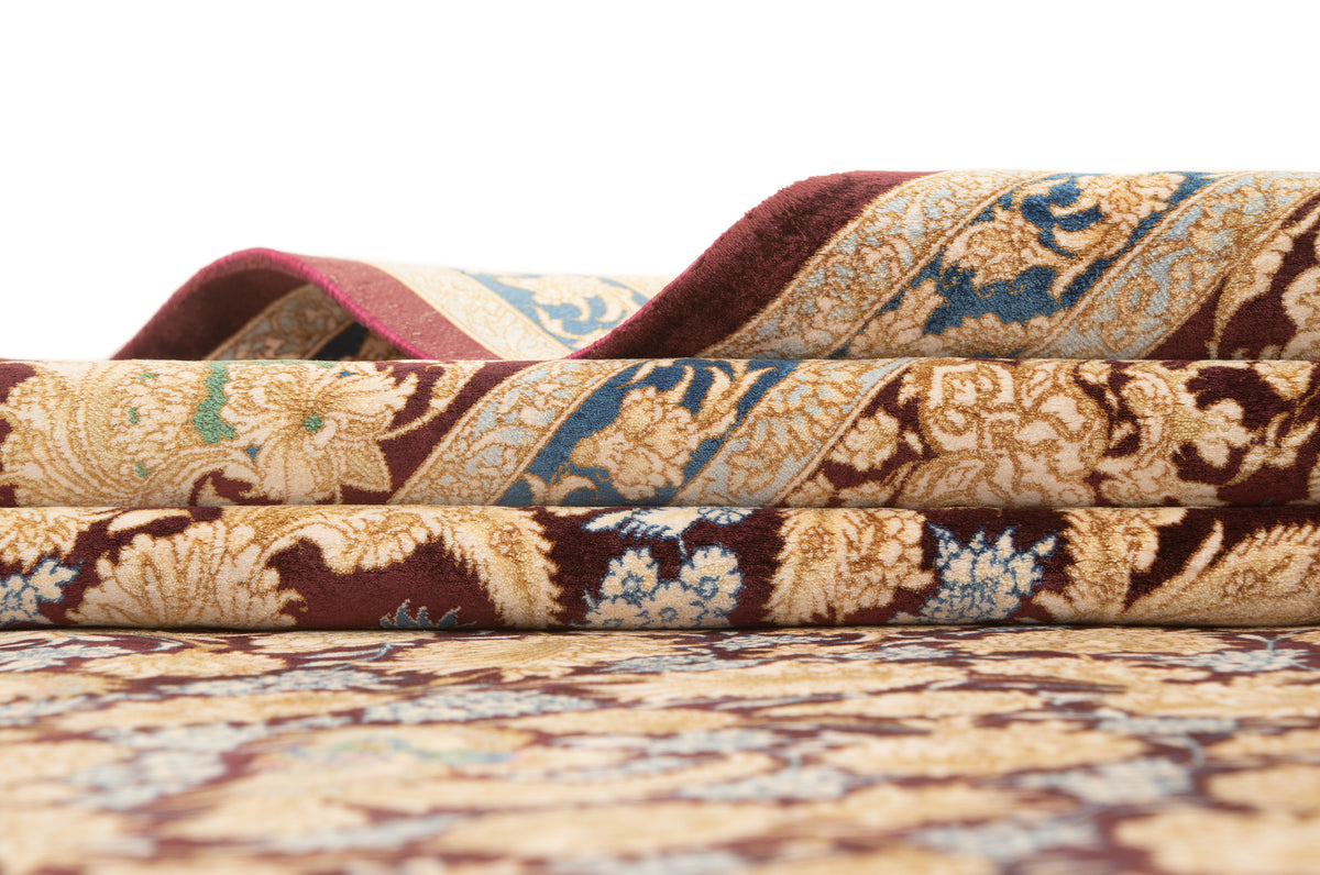 Rechteck Teppich Ghom Design in Braun von Hadorn™ - Lifestyle Image