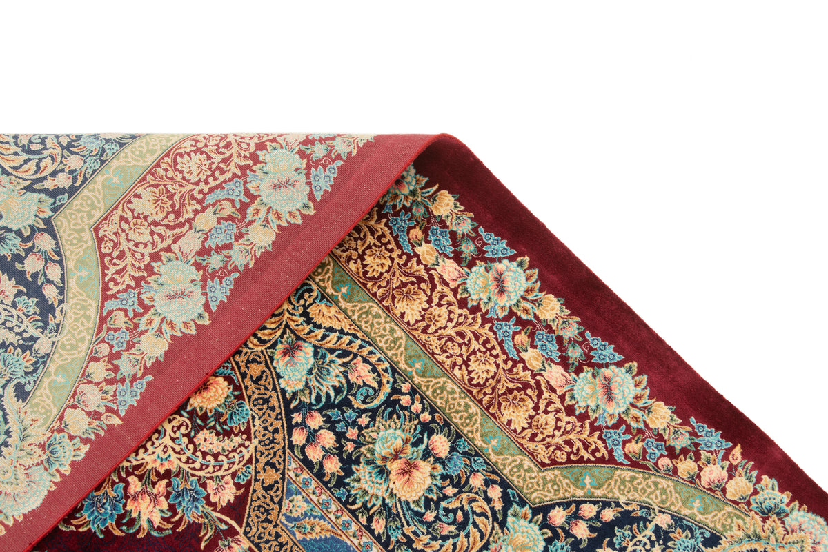 Rechteck Teppich Ghom Design in Rot von Hadorn™ - Lifestyle Image