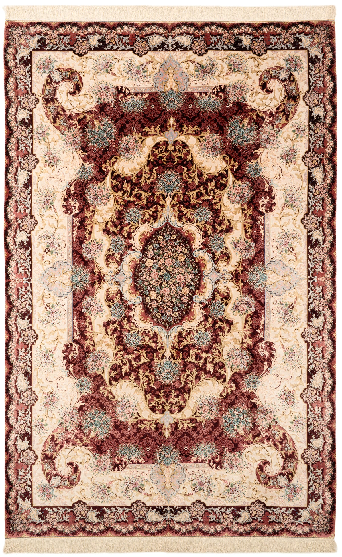 Rechteck Teppich Ghom Design in Lila von Hadorn™ - Lifestyle Image