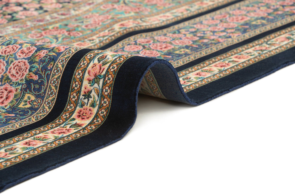 Rechteck Teppich Ghom Design in Rosa von Hadorn™ - Lifestyle Image