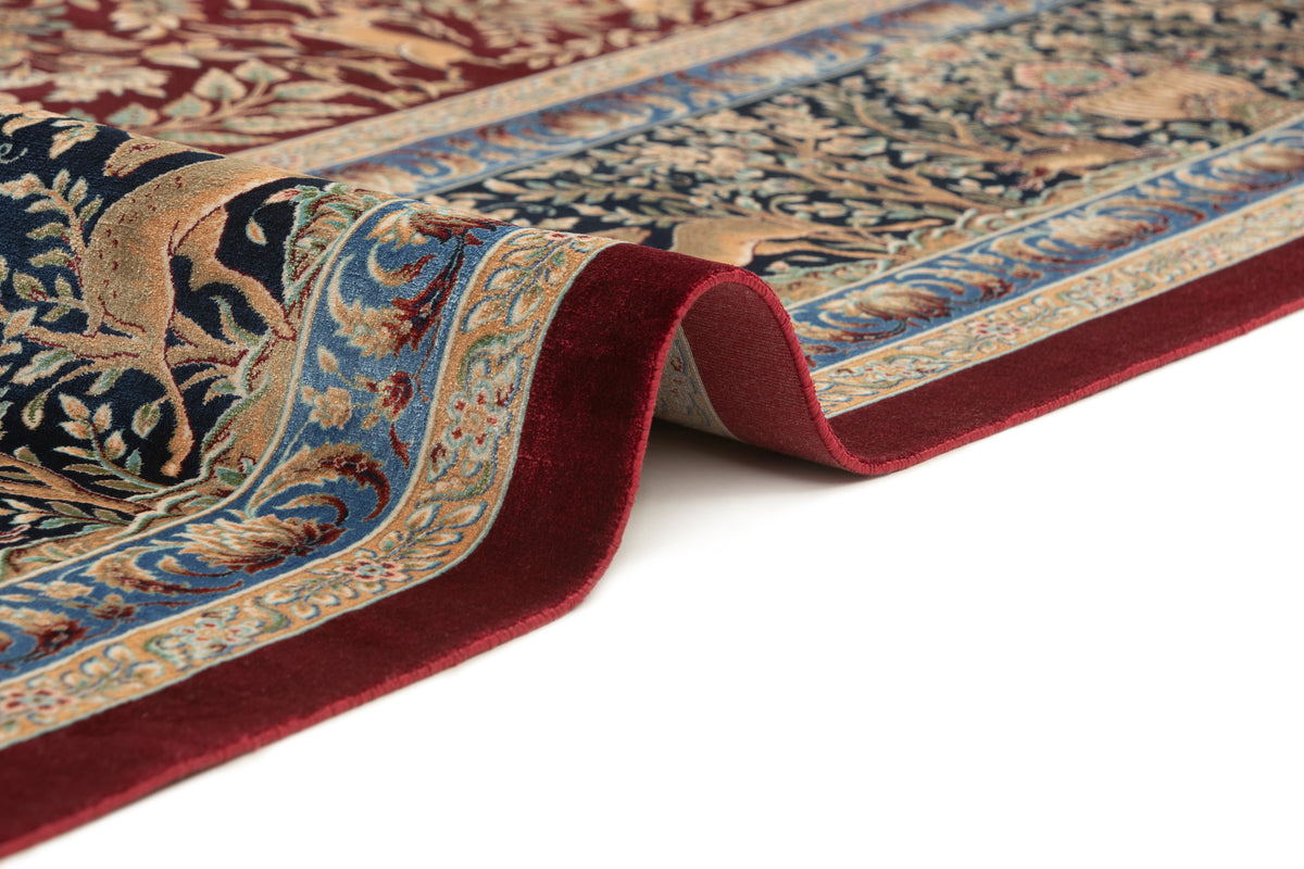 Rechteck Teppich Ghom Design in Rot von Hadorn™ - Lifestyle Image