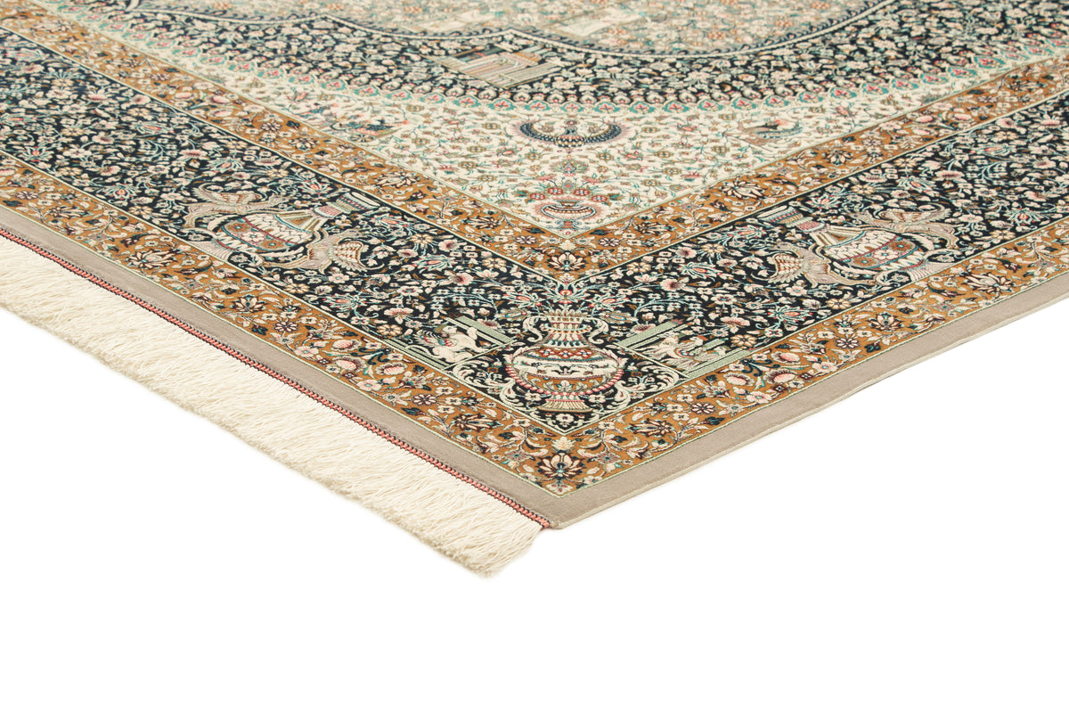 Rechteck Teppich Ghom Design in Grau von Hadorn™ - Lifestyle Image