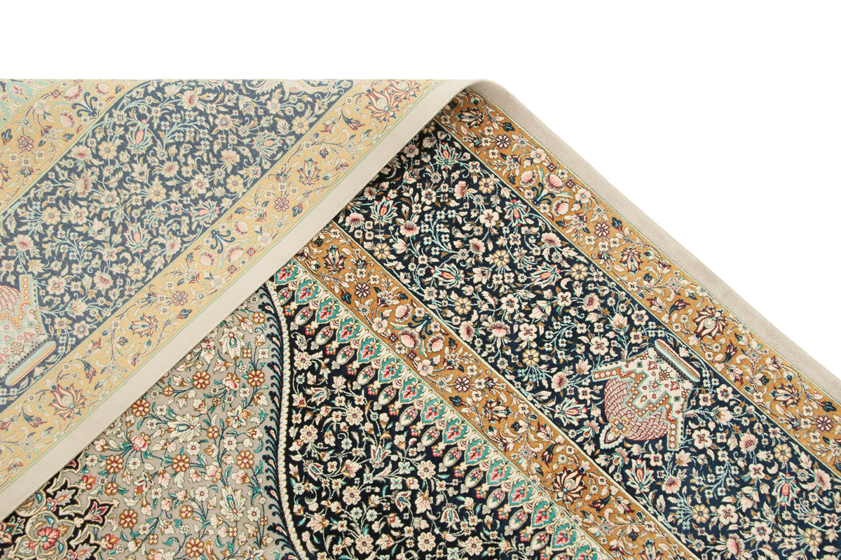 Rechteck Teppich Ghom Design in Grau von Hadorn™ - Lifestyle Image