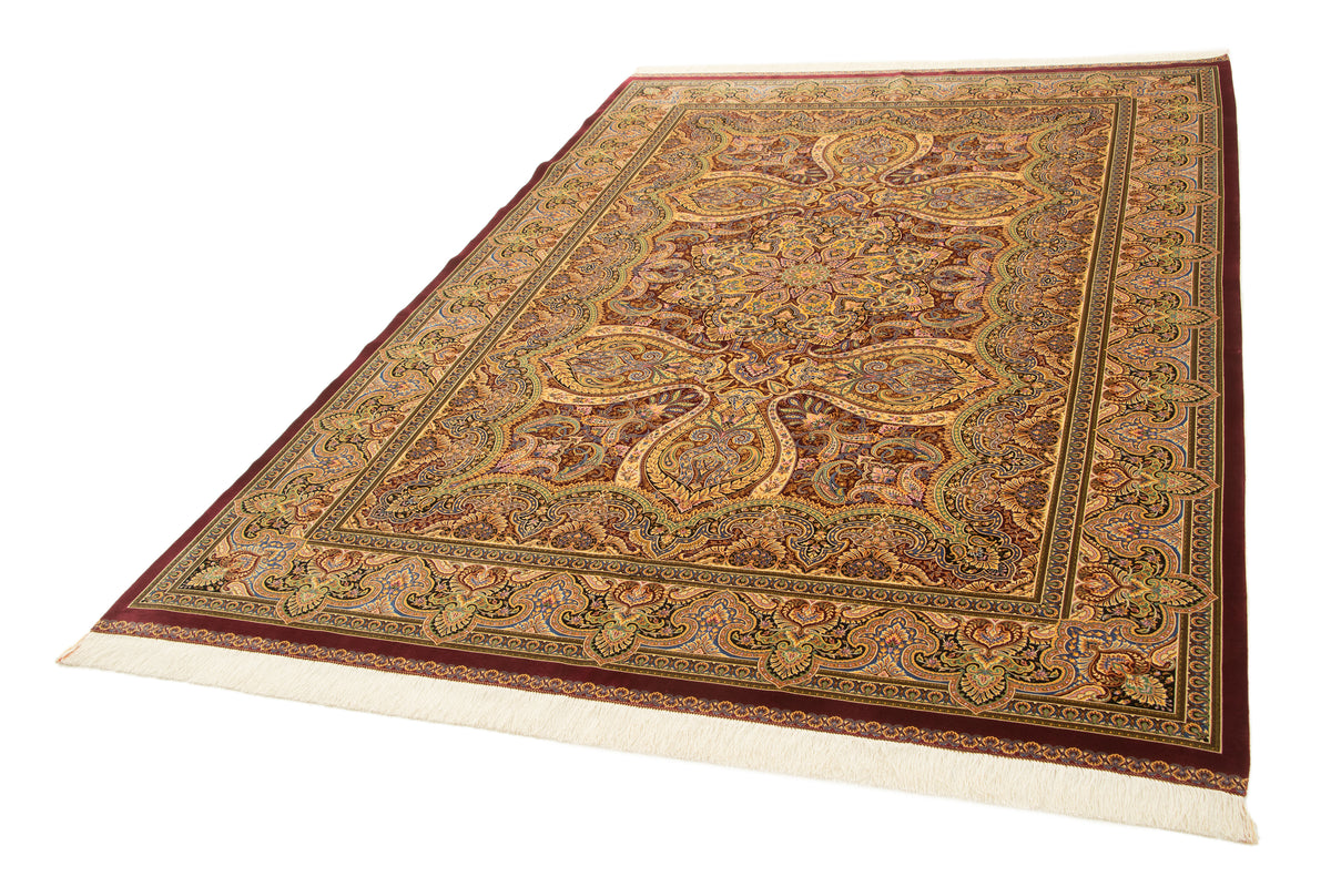 Rechteck Teppich Ghom Design in Rot von Hadorn™ - Lifestyle Image