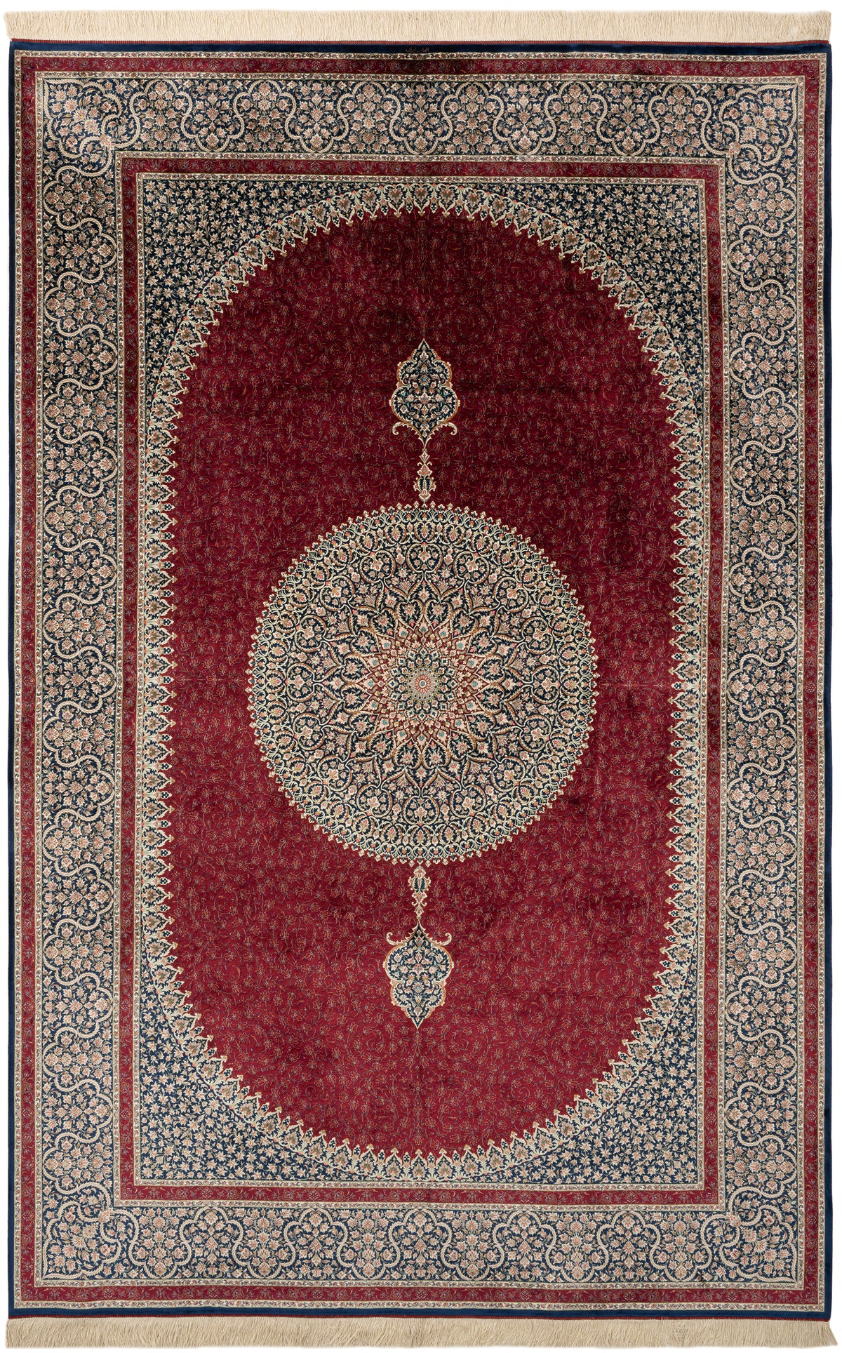 Rechteck Teppich Ghom Design in Rot von Hadorn™ - Lifestyle Image