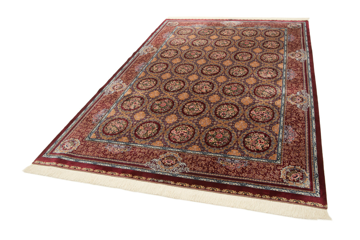 Rechteck Teppich Ghom Design in Rot von Hadorn™ - Lifestyle Image