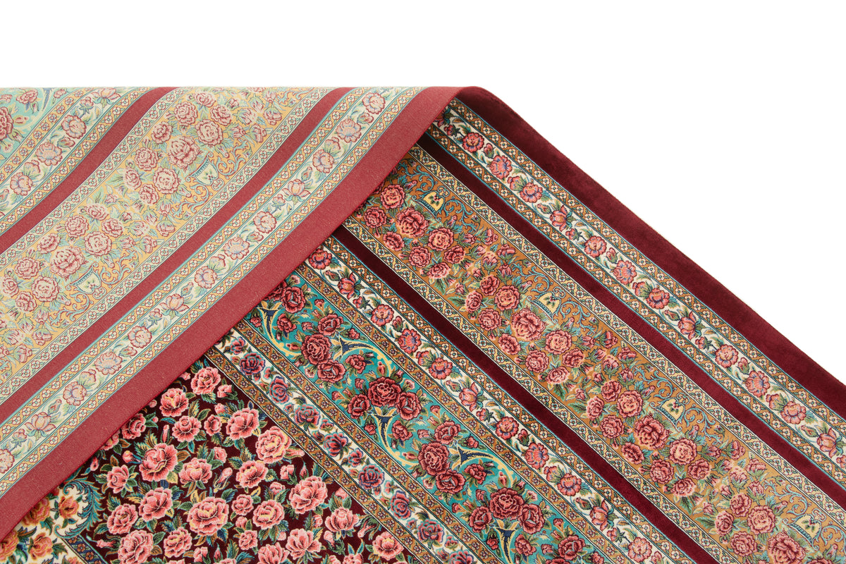 Rechteck Teppich Ghom Design in Rot von Hadorn™ - Lifestyle Image
