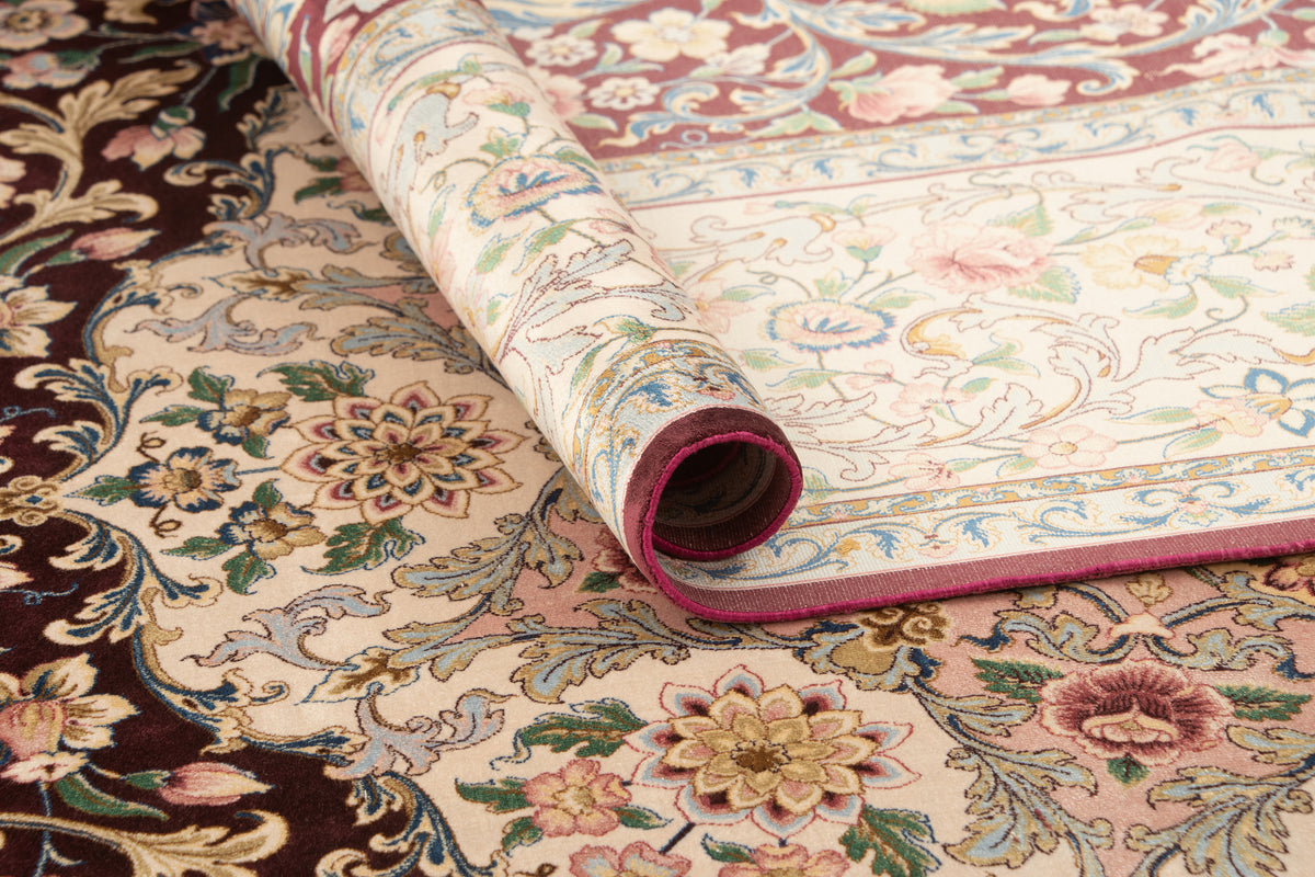 Rechteck Teppich Ghom Design in Lila von Hadorn™ - Lifestyle Image