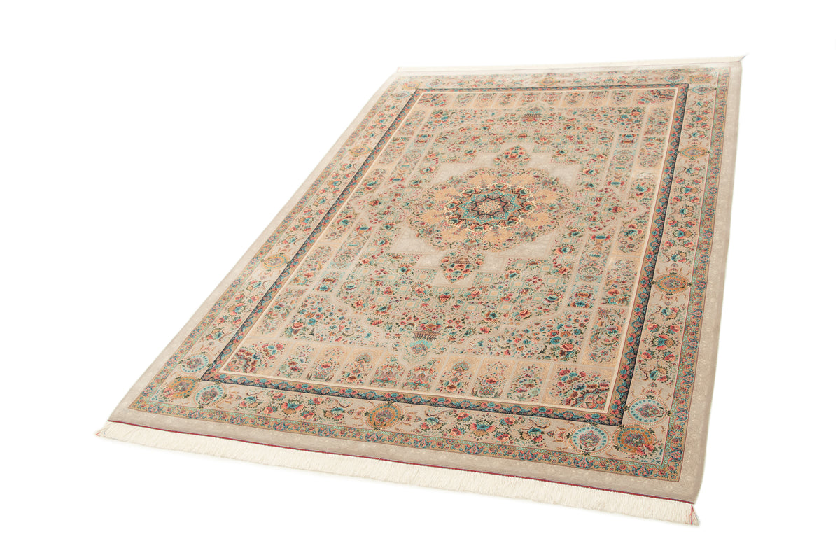 Rechteck Teppich Ghom Design in Grau von Hadorn™ - Lifestyle Image