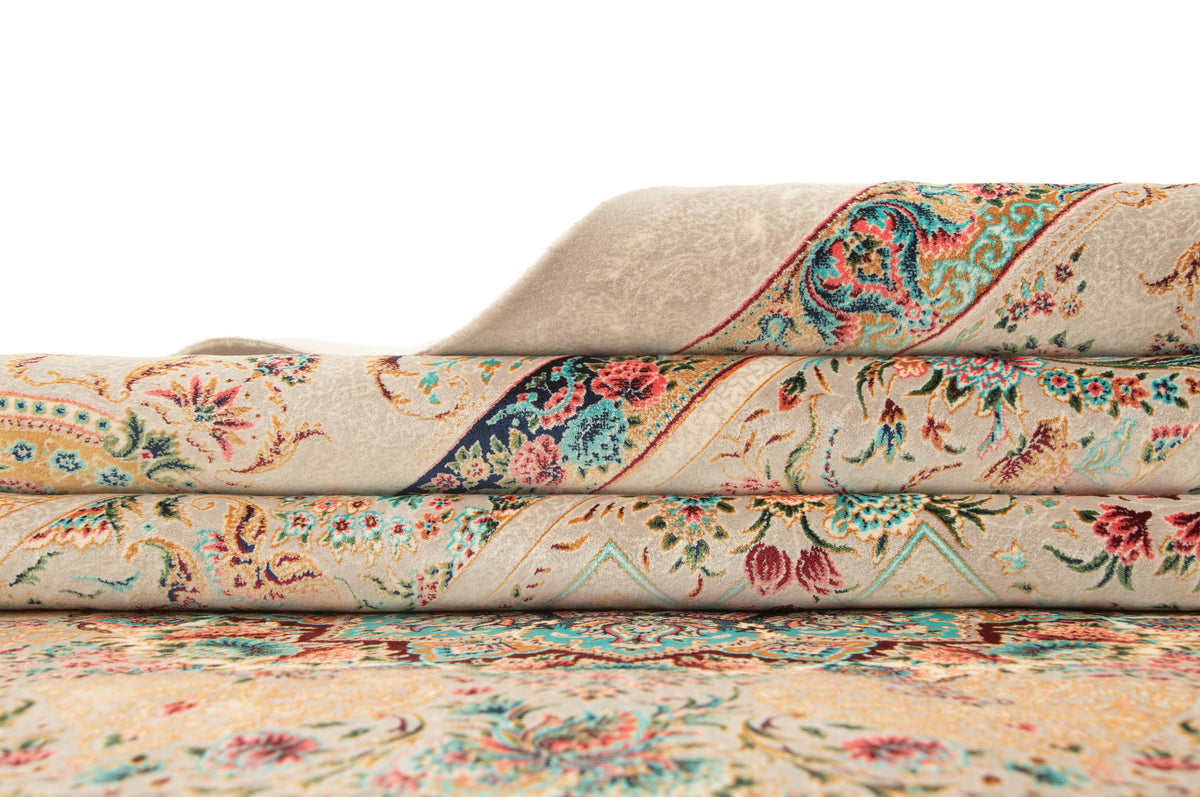 Rechteck Teppich Ghom Design in Grau von Hadorn™ - Lifestyle Image