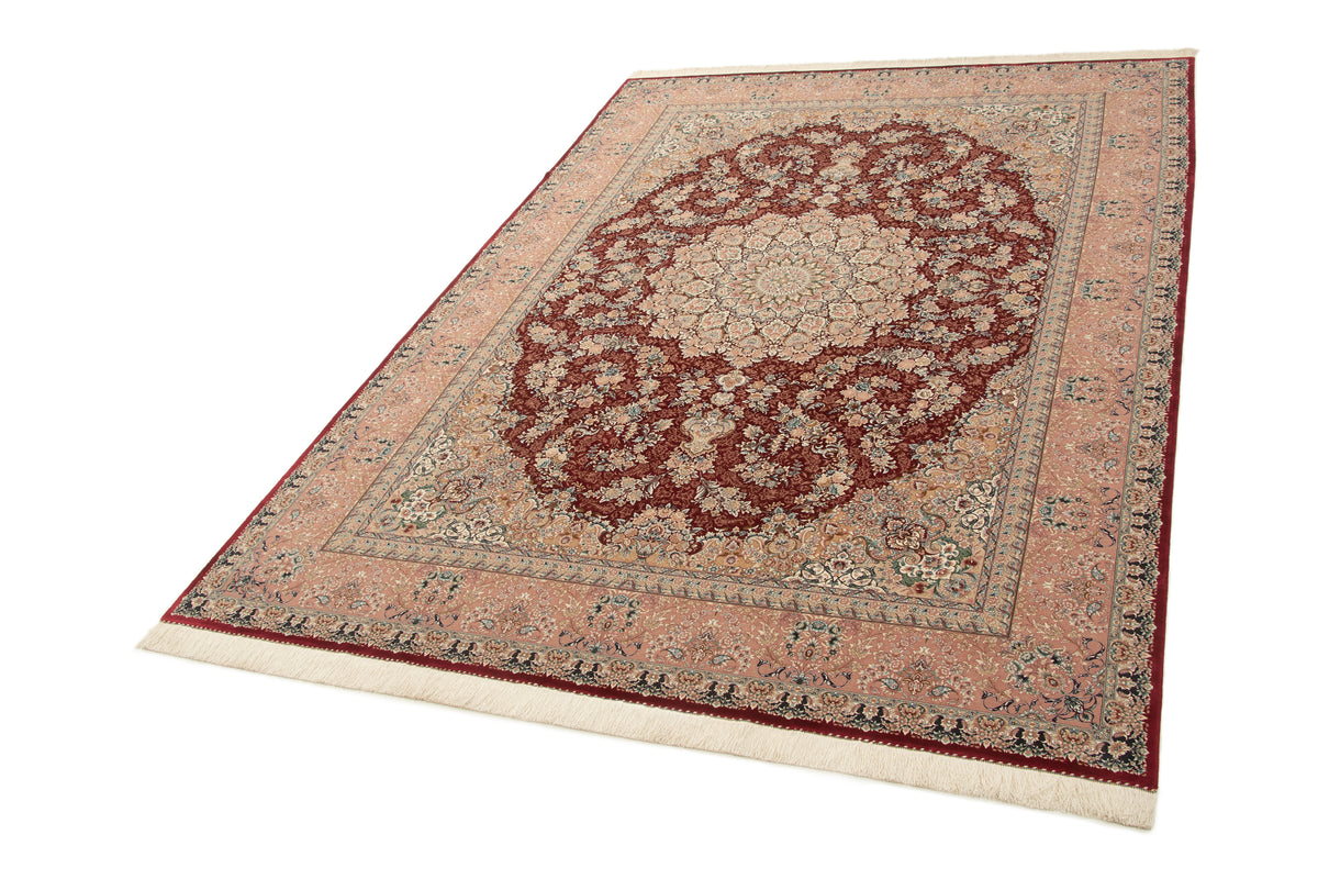 Rechteck Teppich Ghom Design in Rot von Hadorn™ - Lifestyle Image