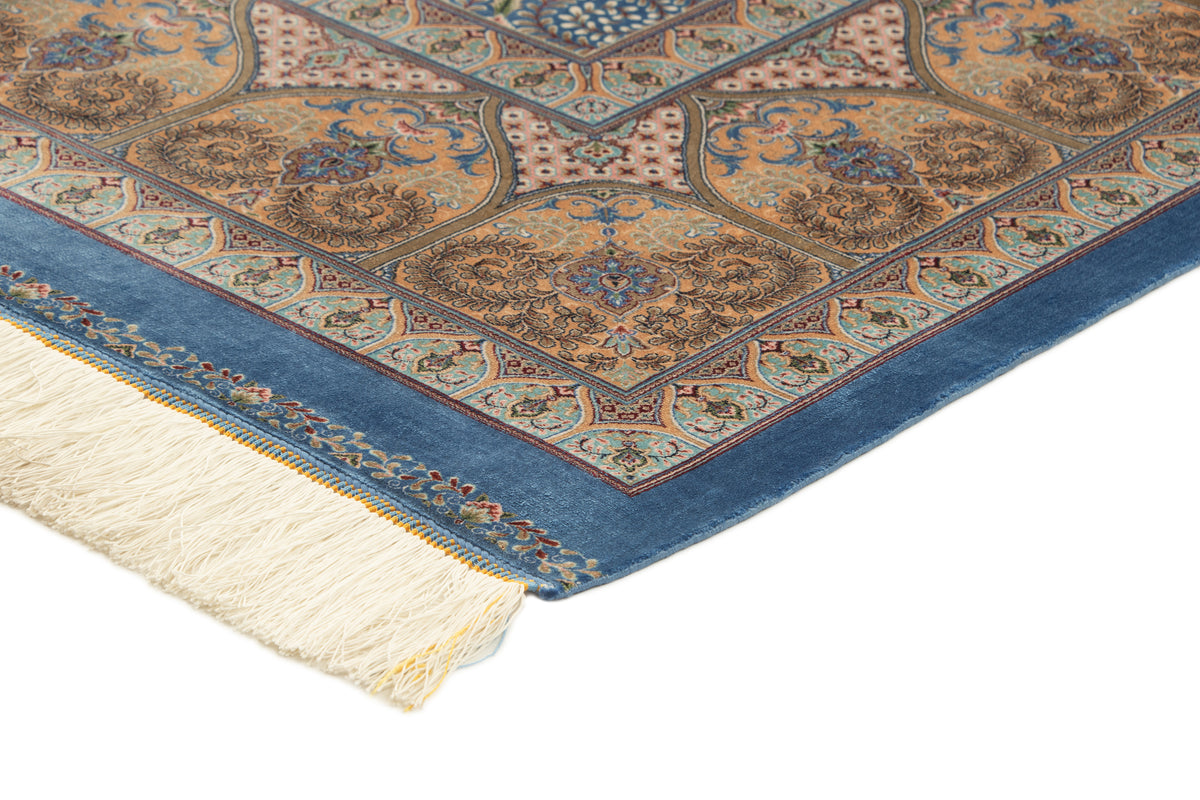 Rechteck Teppich Ghom Design in Blau von Hadorn™ - Lifestyle Image