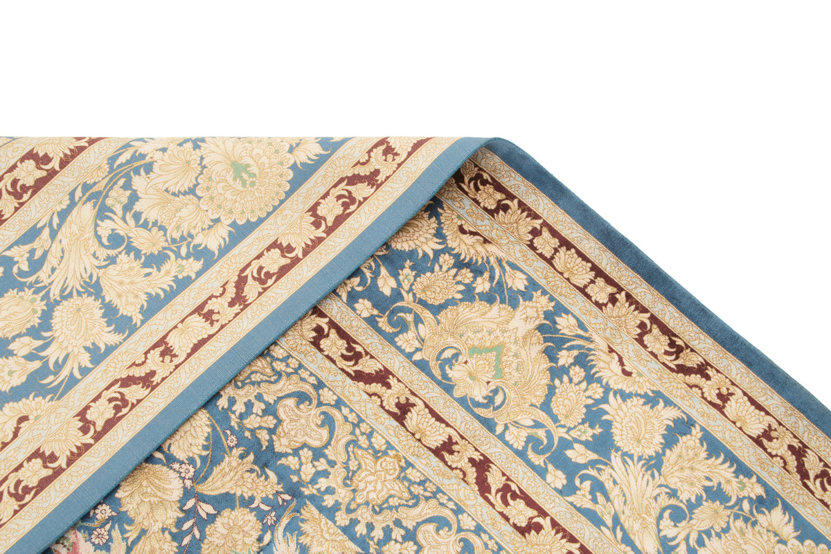 Rechteck Teppich Ghom Design in Blau von Hadorn™ - Lifestyle Image