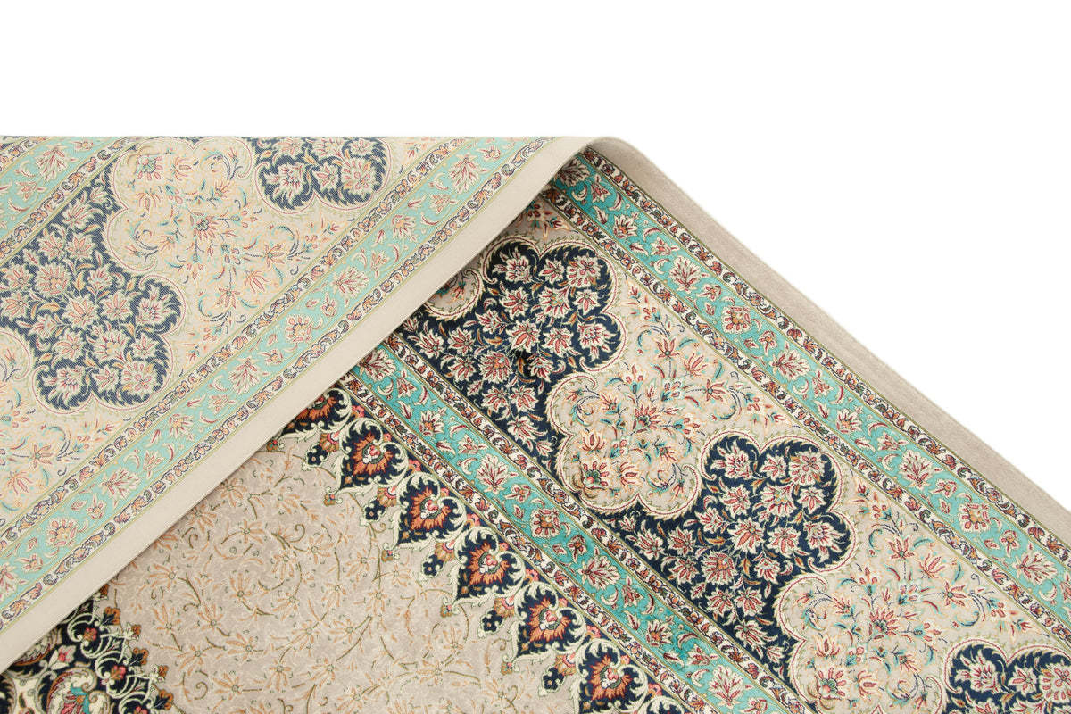 Rechteck Teppich Ghom Design in Grau von Hadorn™ - Lifestyle Image