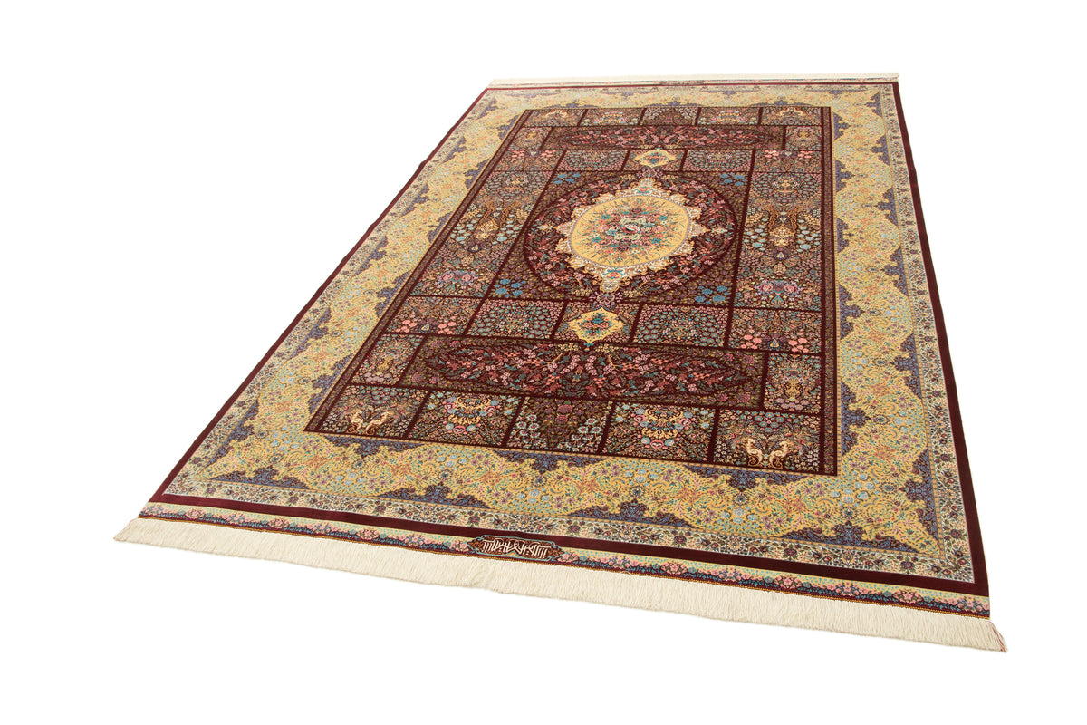 Rechteck Teppich Ghom Design in Rot von Hadorn™ - Lifestyle Image
