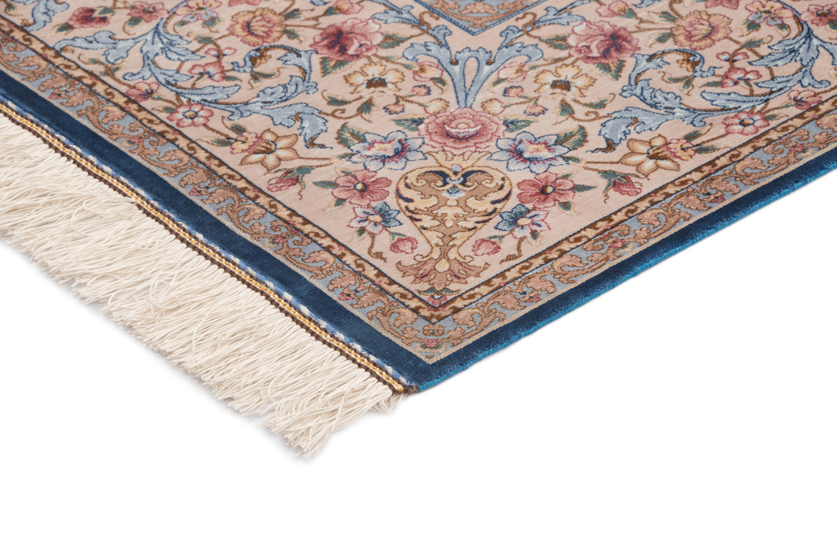 Rechteck Teppich Ghom Design in Blau von Hadorn™ - Lifestyle Image