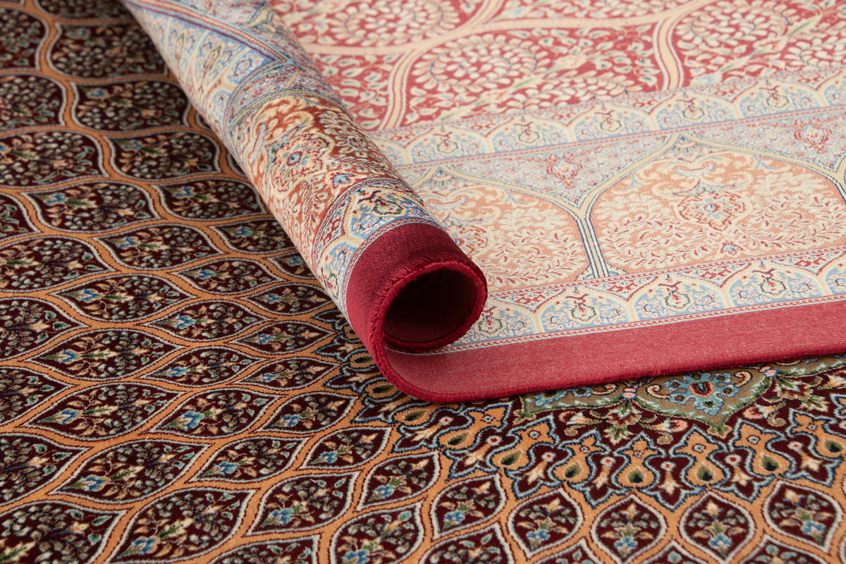 Rechteck Teppich Ghom Design in Rot von Hadorn™ - Lifestyle Image