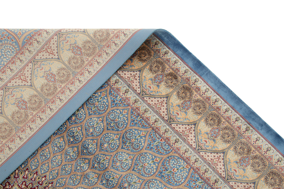 Rechteck Teppich Ghom Design in Blau von Hadorn™ - Lifestyle Image