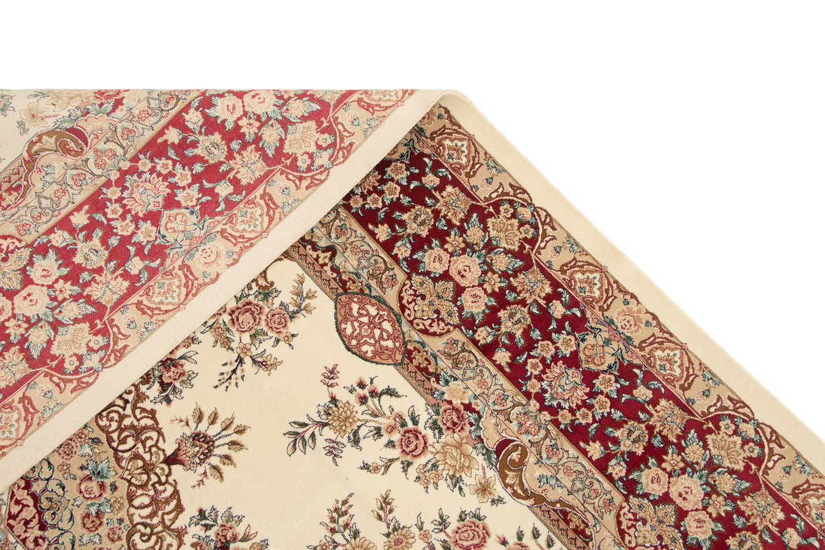 Rechteck Teppich Ghom Design in Creme von Hadorn™ - Lifestyle Image