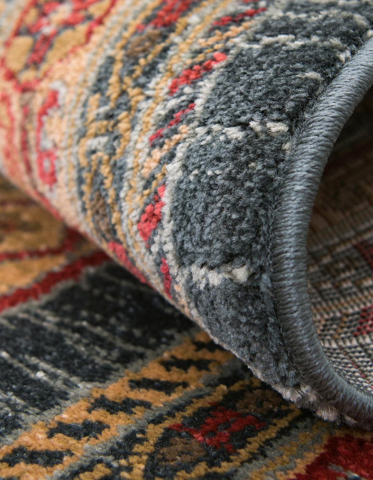 Rechteck Teppich Kashkuli Gabbeh in Blau von Hadorn™ - Lifestyle Image