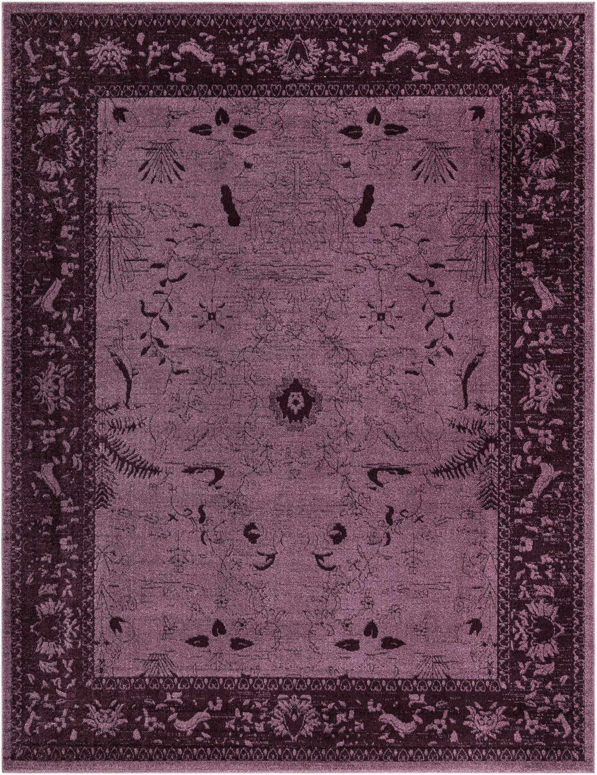 Rechteck Teppich Vista in Lila von Hadorn™ - Lifestyle Image