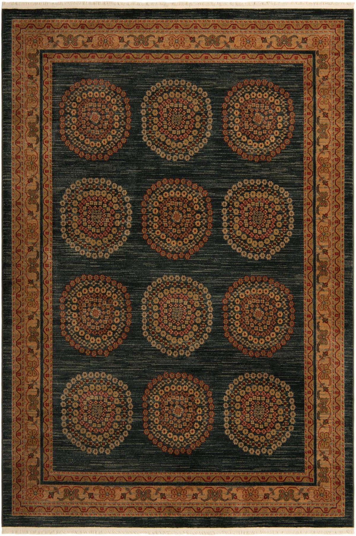 Rechteck Teppich Kashkuli Gabbeh in Blau von Hadorn™ - Lifestyle Image
