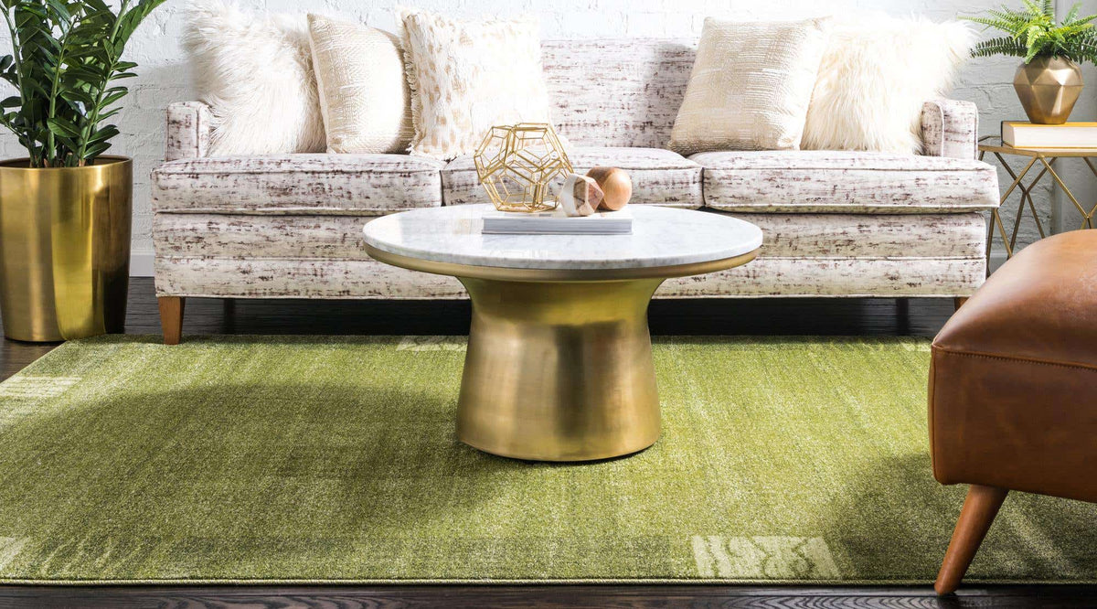 Rechteck Teppich Loft in Hellgrün von Hadorn™ - Lifestyle Image
