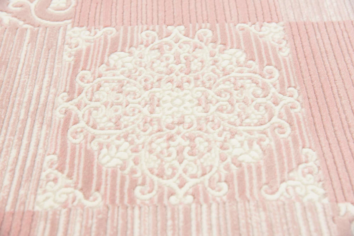 Rechteck Teppich Copenhagen in Rosa von Hadorn™ - Lifestyle Image
