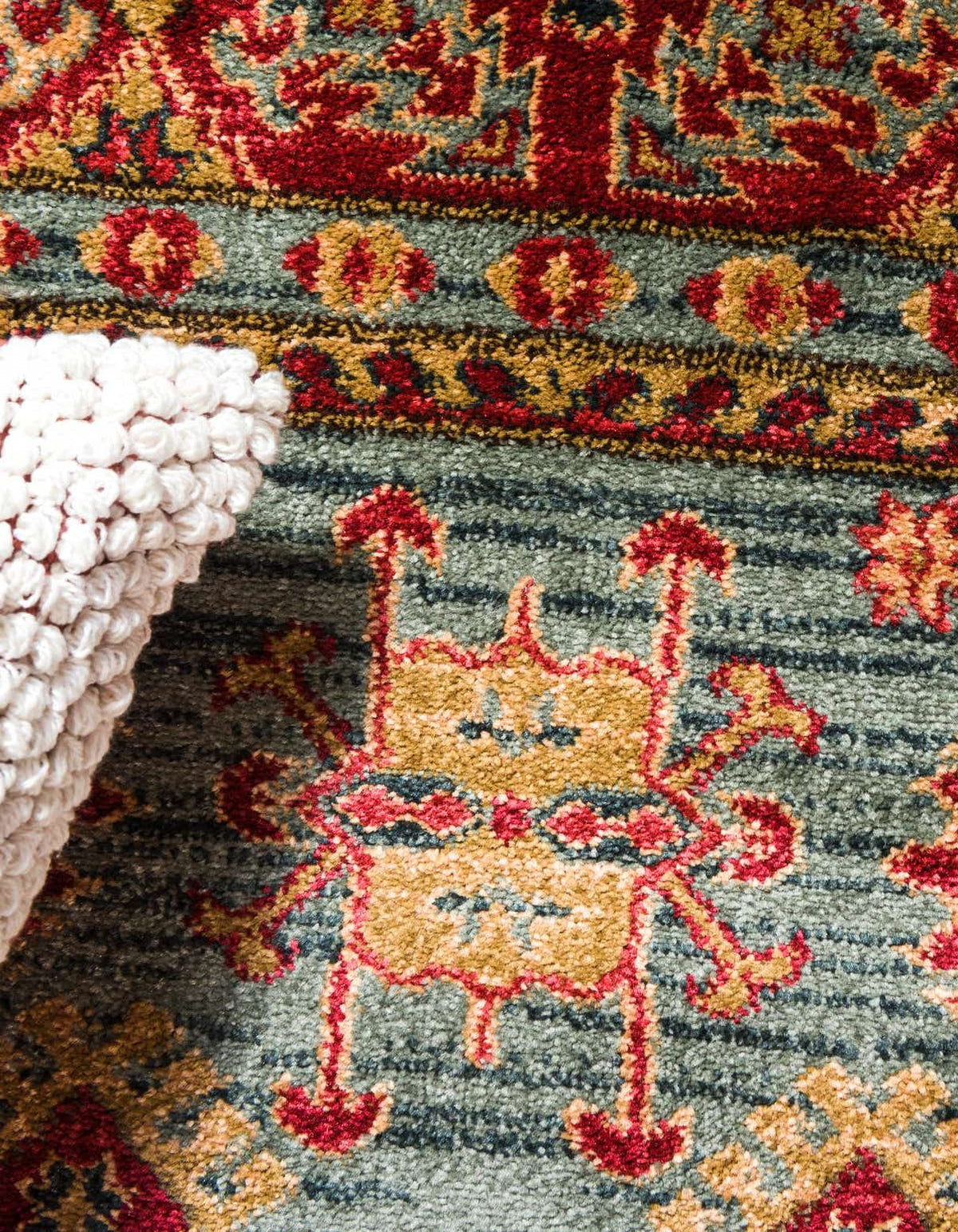 Rechteck Teppich Serapi in Hellblau von Hadorn™ - Lifestyle Image