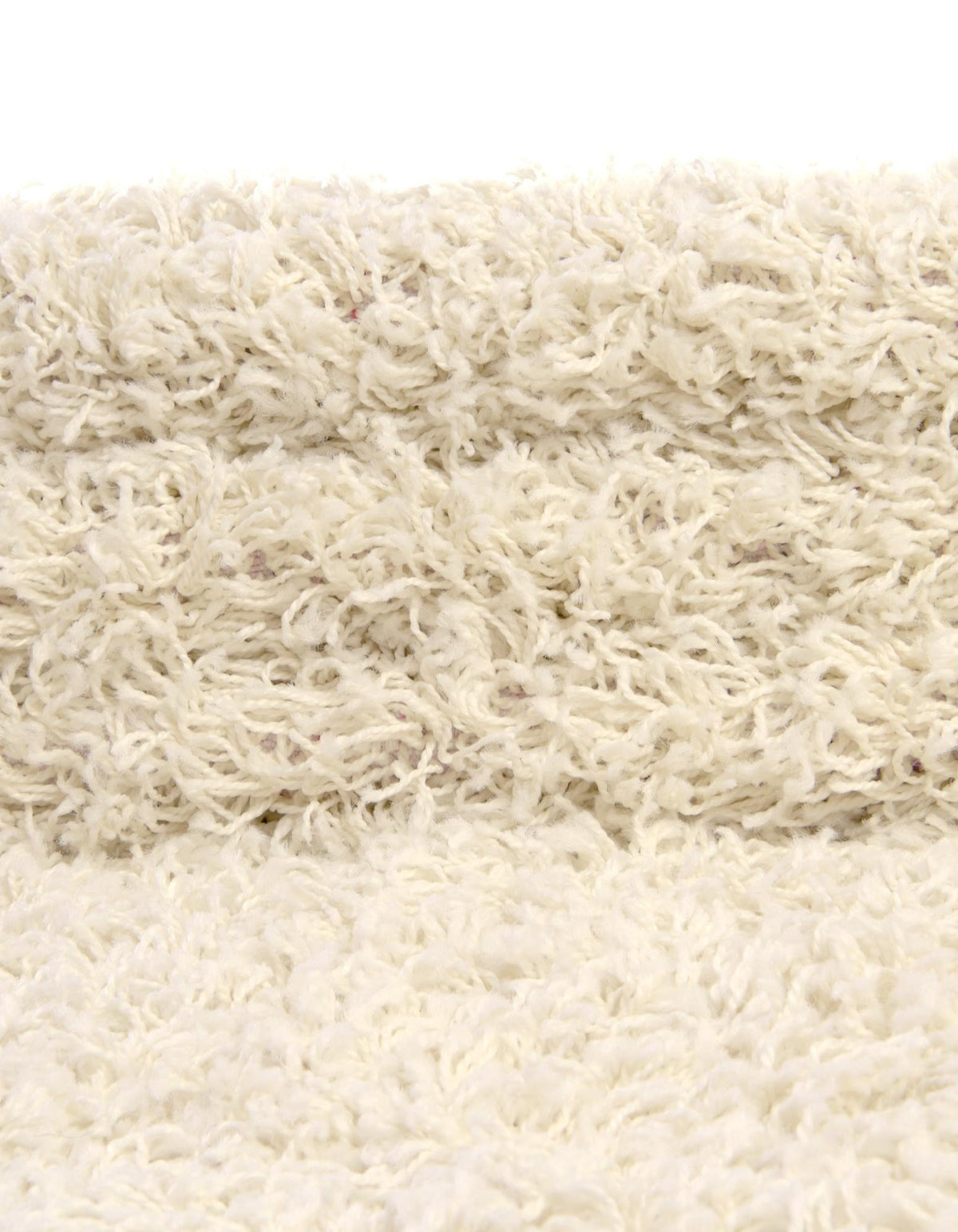 Quadratisch Hochflorteppich Solid Shag in Beige von Hadorn™ - Lifestyle Image
