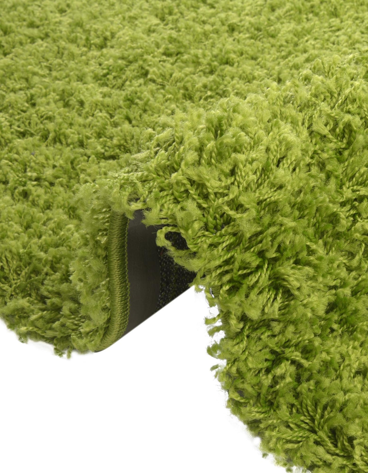 Läufer Hochflorteppich Solid Shag in Grün von Hadorn™ - Lifestyle Image