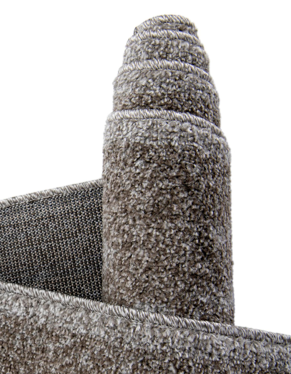 Quadratisch Teppich Vista in Hellgrau von Hadorn™ - Lifestyle Image