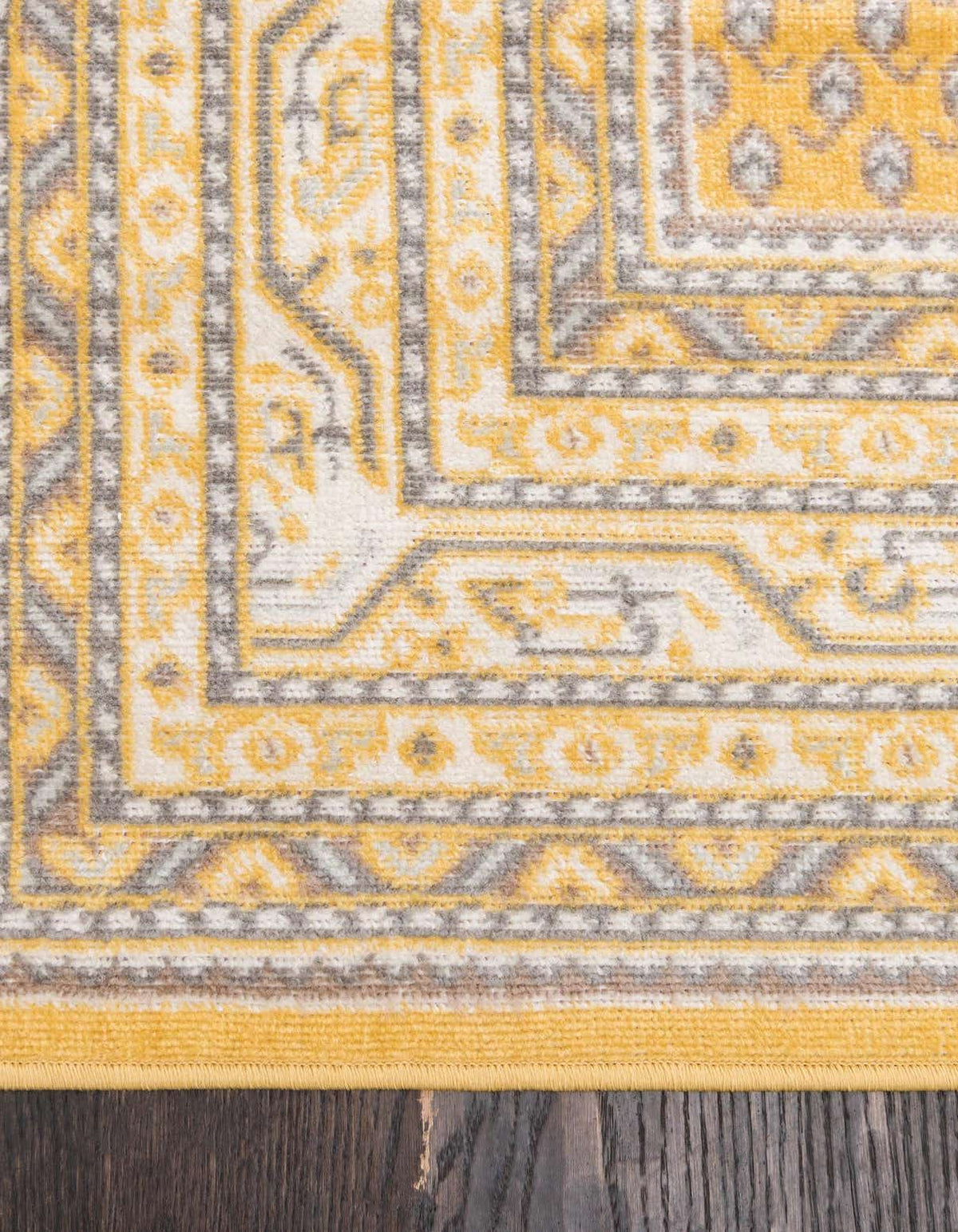 Rechteck Teppich Tribeca in Gelb von Hadorn™ - Lifestyle Image