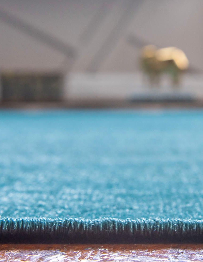 Rechteck Teppich Tribeca in Türkis von Hadorn™ - Lifestyle Image