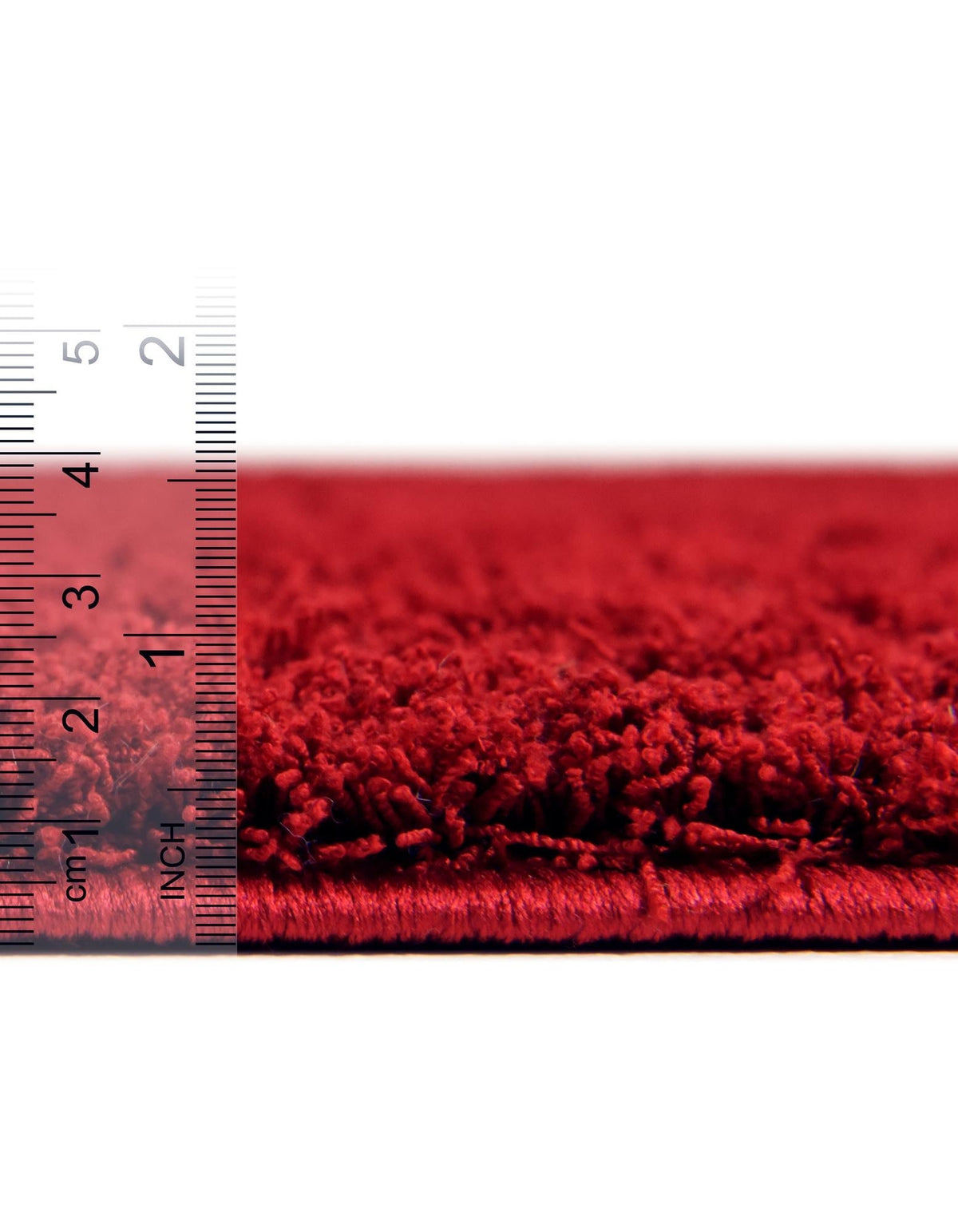 Quadratisch Teppich Luzern in Rot von Hadorn™ - Lifestyle Image