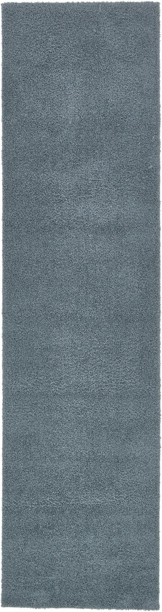 Läufer Hochflorteppich Studio Solid Shag in Schieferblau von Hadorn™ - Lifestyle Image