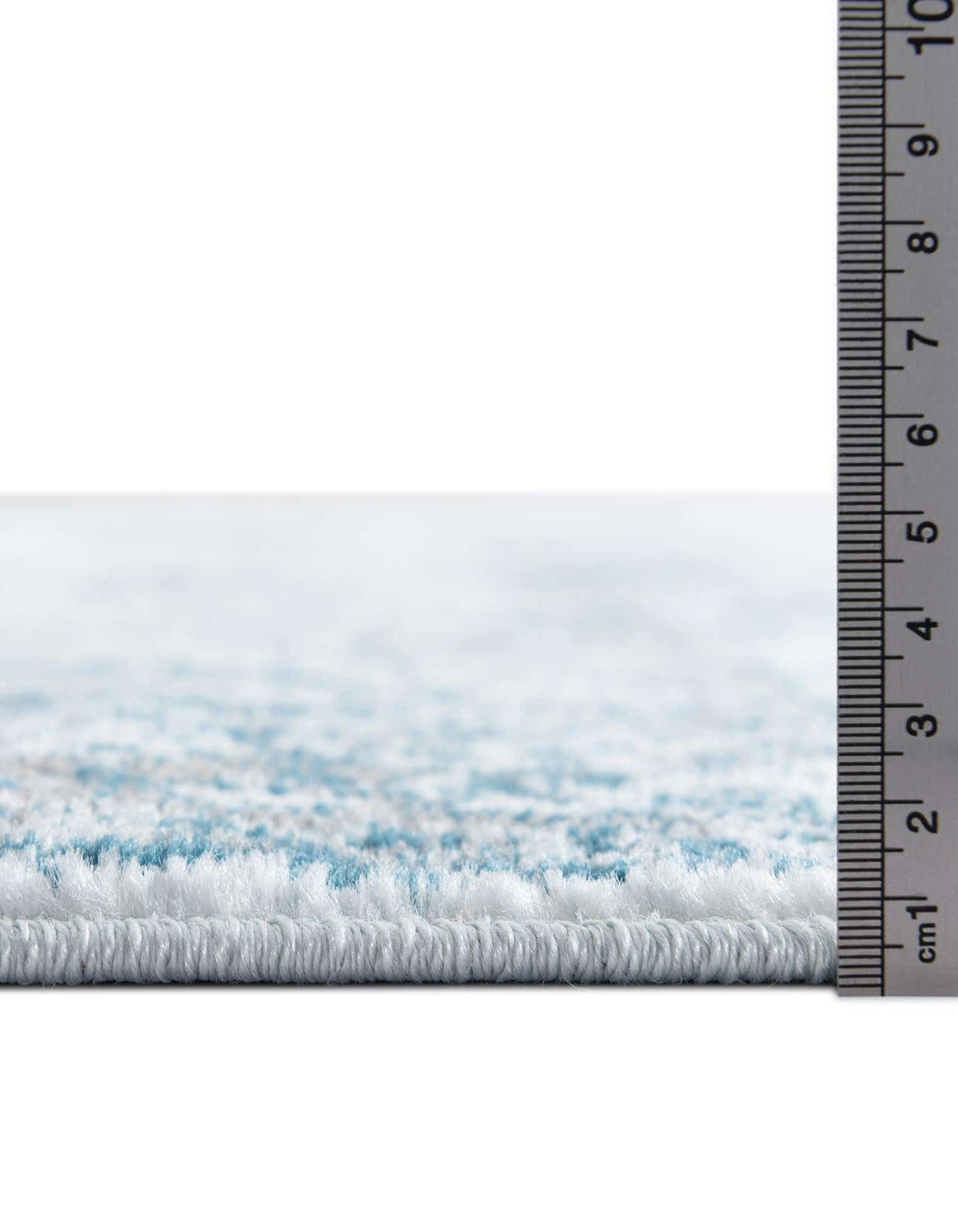 Rechteck Teppich Monaco in Hellblau von Hadorn™ - Lifestyle Image