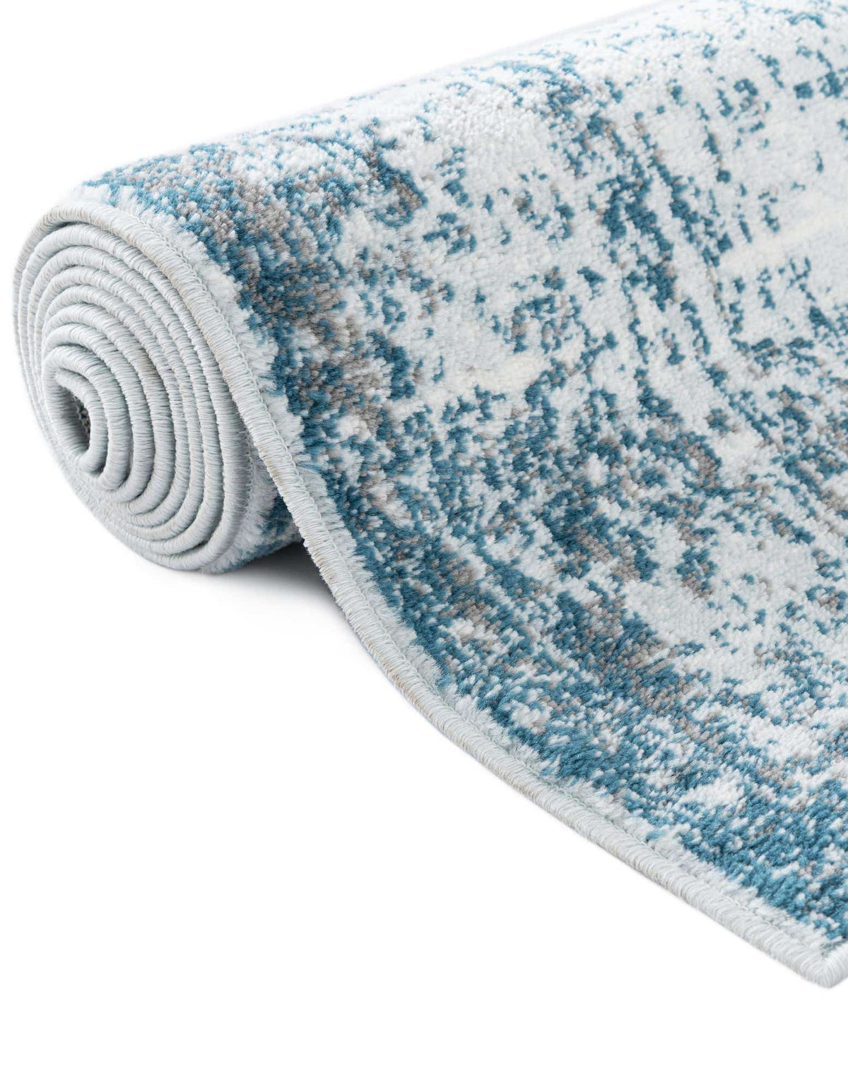 Rechteck Teppich Monaco in Hellblau von Hadorn™ - Lifestyle Image