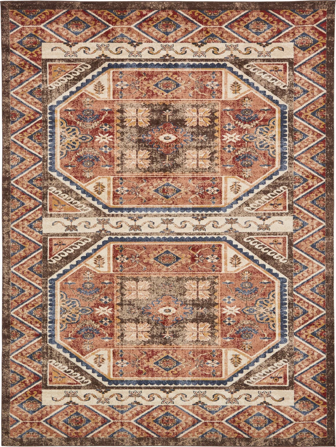 Rechteck Teppich Arcadia in Braun von Hadorn™ - Lifestyle Image