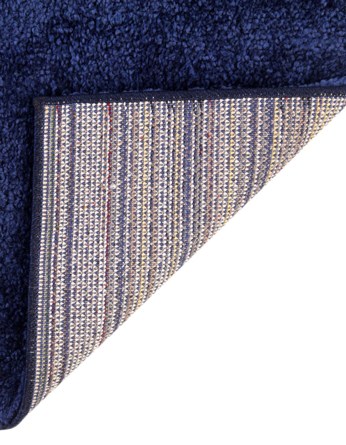 Läufer Teppich Solid Frieze in Marineblau von Hadorn™ - Lifestyle Image