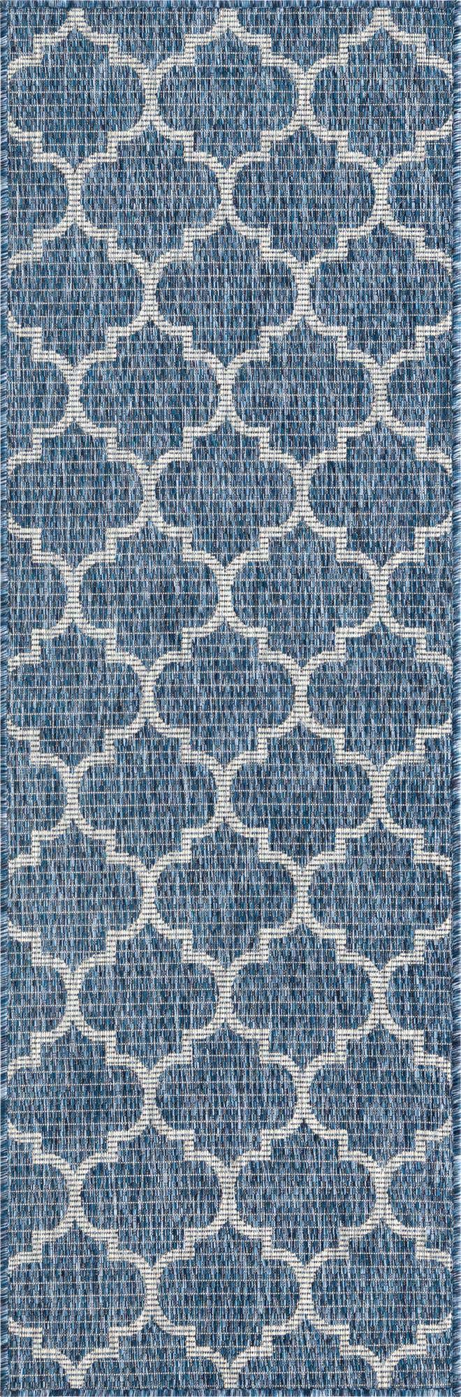 Läufer Outdoor Teppich Tulum Outdoor in Marineblau von Hadorn™ - Lifestyle Image