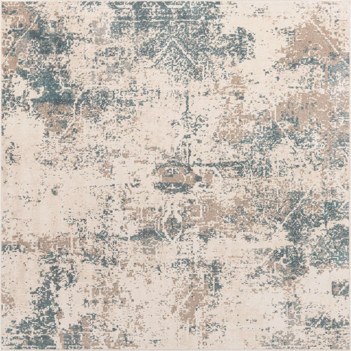 Quadratisch Teppich Sahara in Beige von Hadorn™ - Lifestyle Image