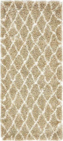 Läufer Hochflorteppich Marrakesh Shag in Dunkelgrau von Hadorn™ - Lifestyle Image